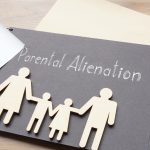 Parental alienation is shown using the text